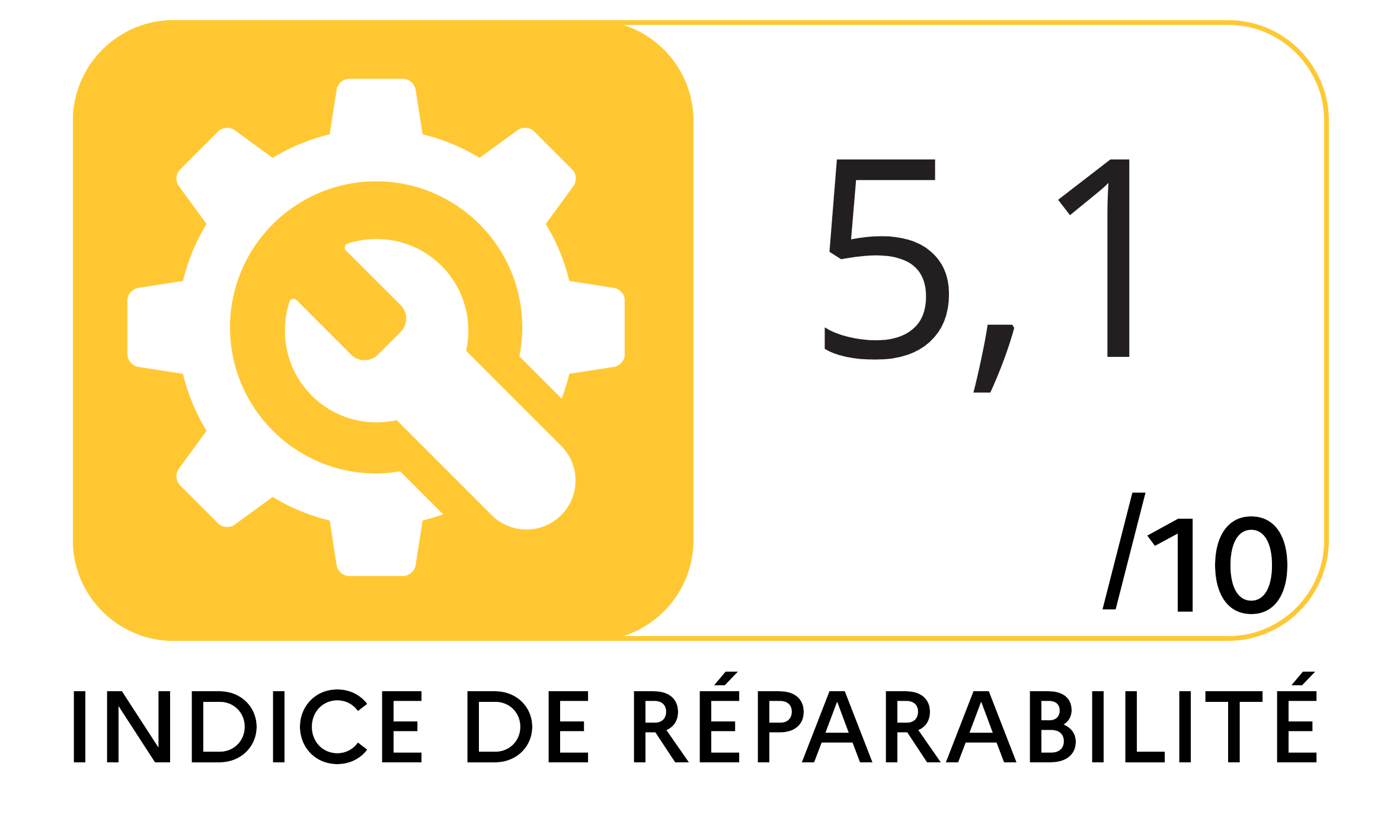 Logo de l'indice de réparabilité
