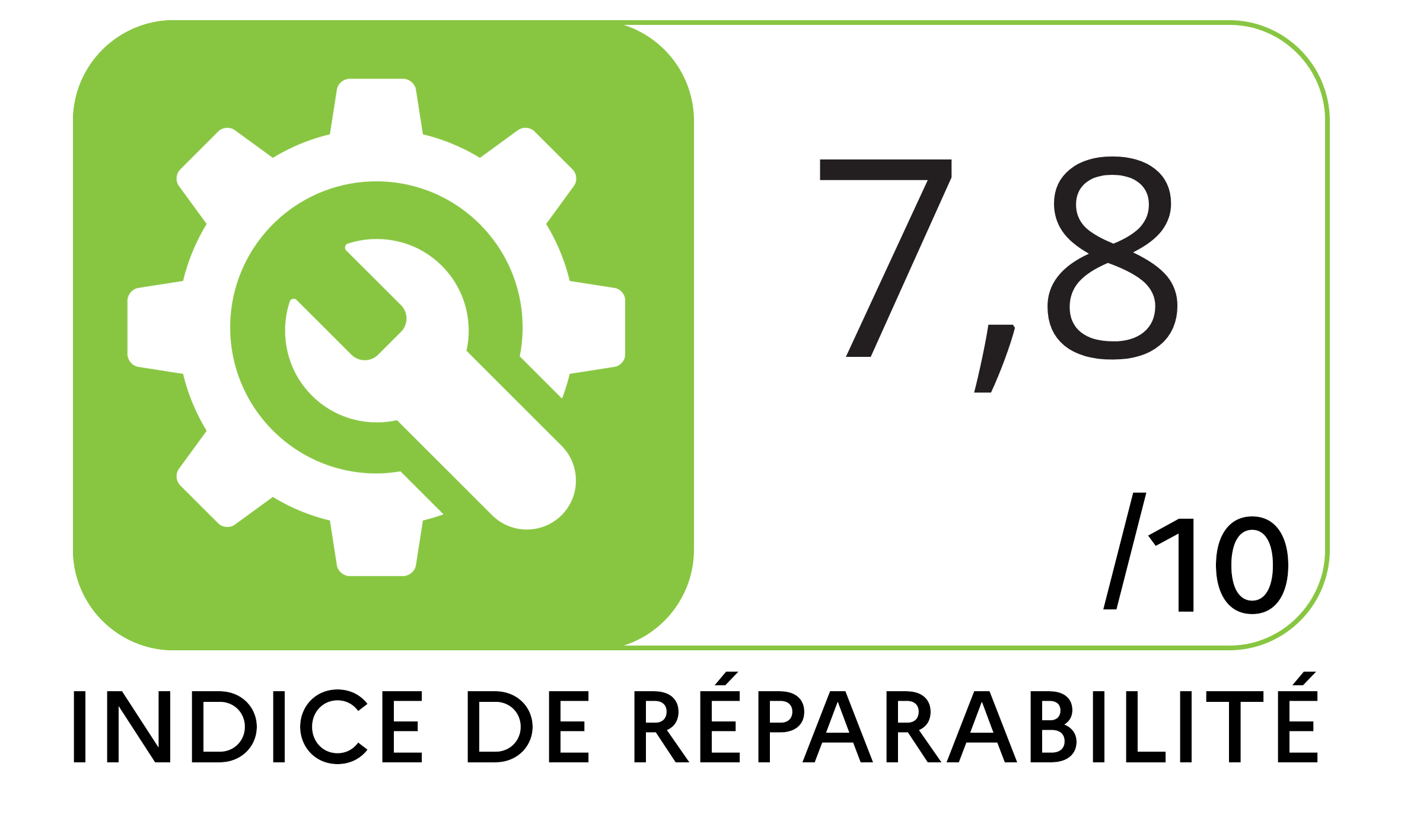 Logo de l'indice de réparabilité