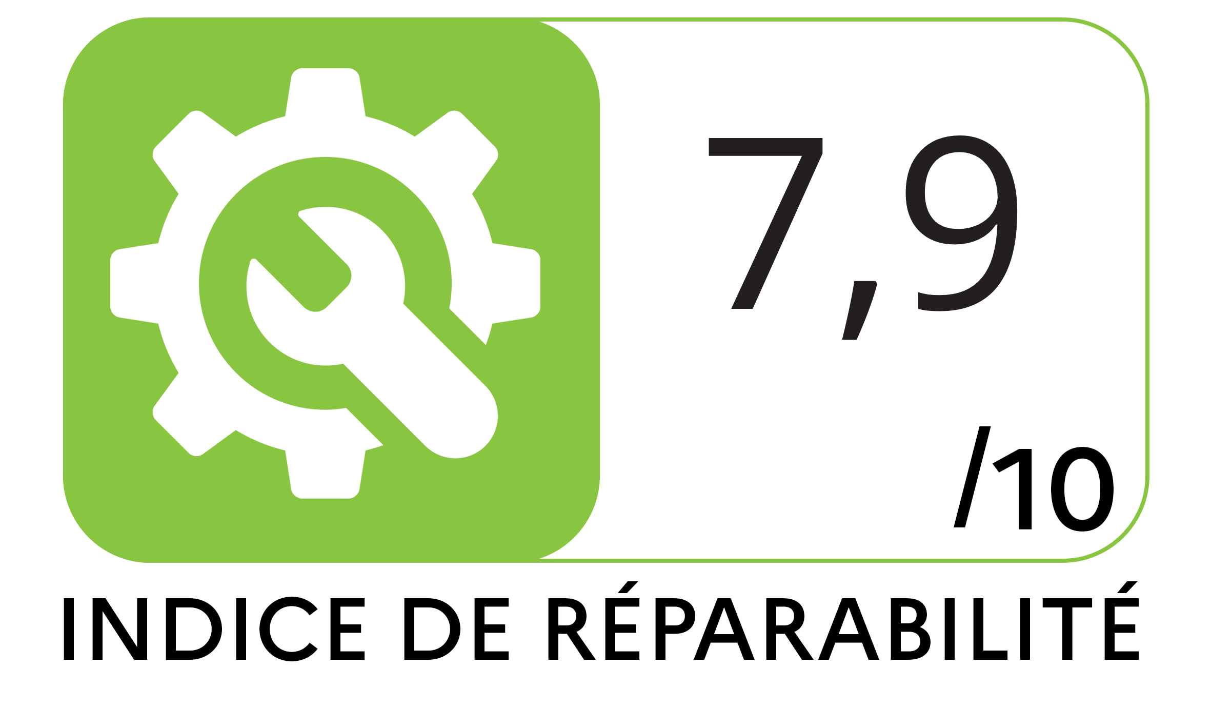Logo de l'indice de réparabilité