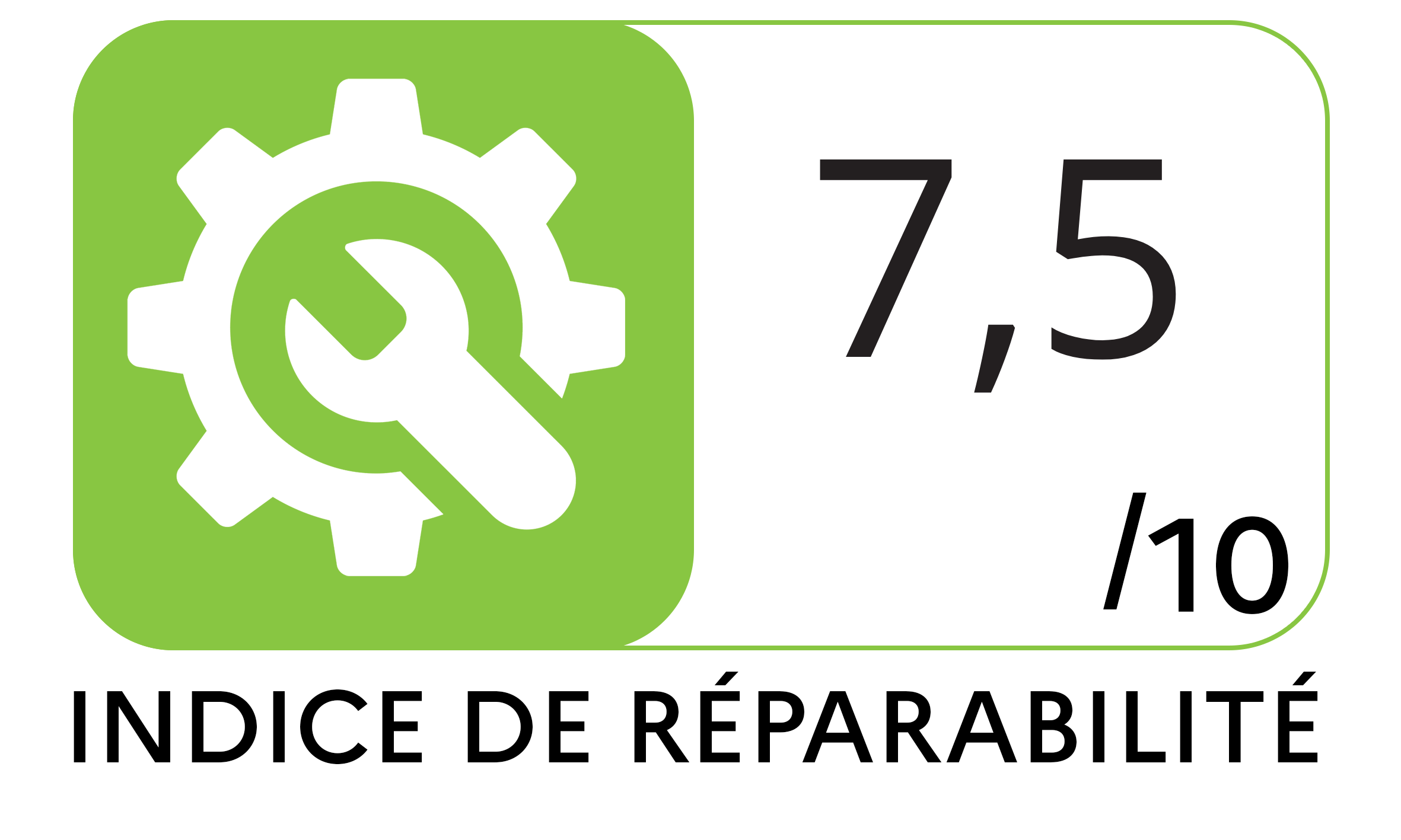 Logo de l'indice de réparabilité