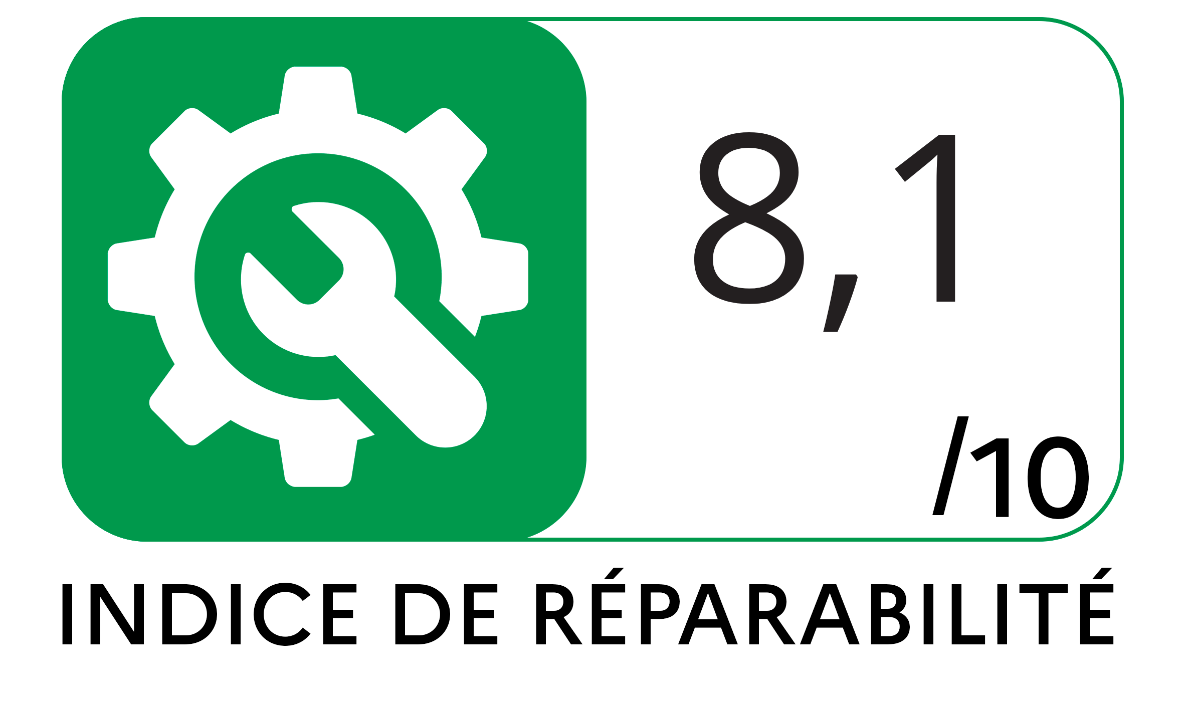 Logo de l'indice de réparabilité